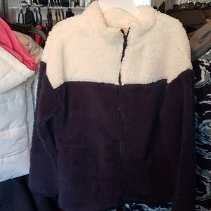 Boys Sherpa Fleeces Full Zip/Blue  (NEW)